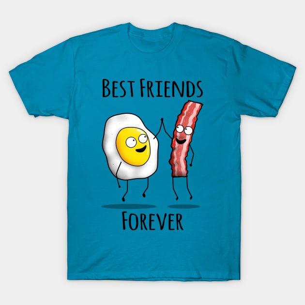 Bacon and Egg BFF T-Shirt by jozvoz